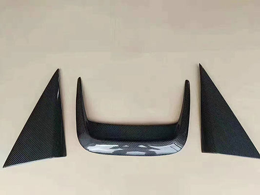 สายใยคาร์บอนคุณภาพสูงสําหรับเฟอร์รารี่ F12 สายใยคาร์บอน ผ้าปิดตกแต่ง F12 สายใยคาร์บอน ห้องเครื่อง Tuyere ชิ้นเล็ก