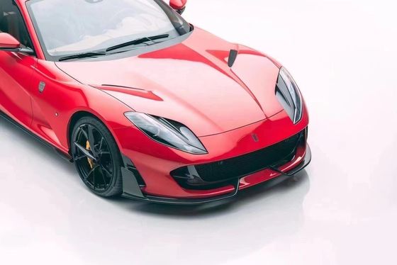 สําหรับ Ferrari 812 คาร์บอนไฟเบอร์ คอร์ดี้คิต 812 อัพเกรด MSY สไตล์ คาร์บอนไฟเบอร์ หน้าลิป Diffuser Spoiler คอร์ดี้คิต