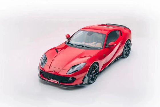 สําหรับ Ferrari 812 คาร์บอนไฟเบอร์ คอร์ดี้คิต 812 อัพเกรด MSY สไตล์ คาร์บอนไฟเบอร์ หน้าลิป Diffuser Spoiler คอร์ดี้คิต