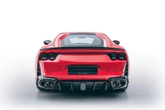 สําหรับ Ferrari 812 คาร์บอนไฟเบอร์ คอร์ดี้คิต 812 อัพเกรด MSY สไตล์ คาร์บอนไฟเบอร์ หน้าลิป Diffuser Spoiler คอร์ดี้คิต