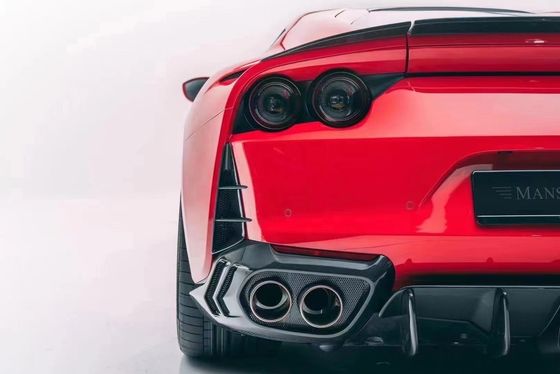 สําหรับ Ferrari 812 คาร์บอนไฟเบอร์ คอร์ดี้คิต 812 อัพเกรด MSY สไตล์ คาร์บอนไฟเบอร์ หน้าลิป Diffuser Spoiler คอร์ดี้คิต