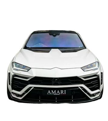 1016 Style Wide Body Kit สําหรับ Lamborghini Urus คาร์บอน ไฟเบอร์ คอร์ดี้ คิท Urus คาร์บอน ไฟเบอร์ ดิฟฟิวเซอร์ฝีปากด้านหน้า สปอยเลอร์ ฮูด