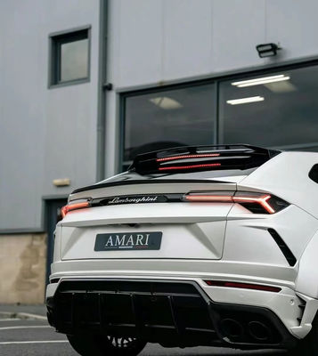 1016 Style Wide Body Kit สําหรับ Lamborghini Urus คาร์บอน ไฟเบอร์ คอร์ดี้ คิท Urus คาร์บอน ไฟเบอร์ ดิฟฟิวเซอร์ฝีปากด้านหน้า สปอยเลอร์ ฮูด