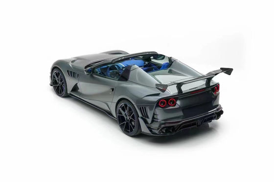 สําหรับ Ferrari 812 คาร์บอนไฟเบอร์ คอร์ดี้คิต 812 อัพเกรด MSY สไตล์ คาร์บอนไฟเบอร์หน้าและหลัง