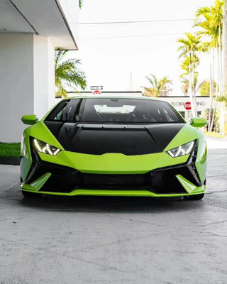สําหรับ Lamborghini LP580 LP610 EVO คาร์บอน ไฟเบอร์ คอร์ดี้ คิต LP580 LP610 EVO อัพเกรด TecNIA-style หน้าบัมเปอร์ คอร์ดี้ คิต