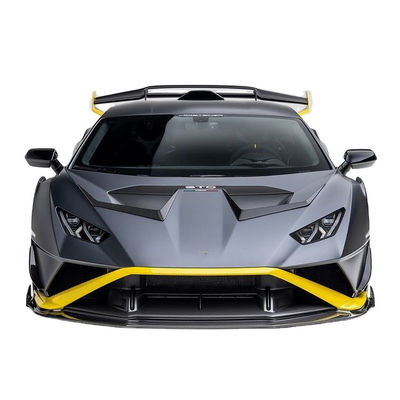 สําหรับ Lamborghini STO คาร์บอน ไฟเบอร์ คอร์ดี้ คิต STO อัพเกรด Vors Style หน้าลิป Diffuser ข้างกระโปรงกระโปรง คาร์บอน ไฟเบอร์ คอร์ดี้ คิต