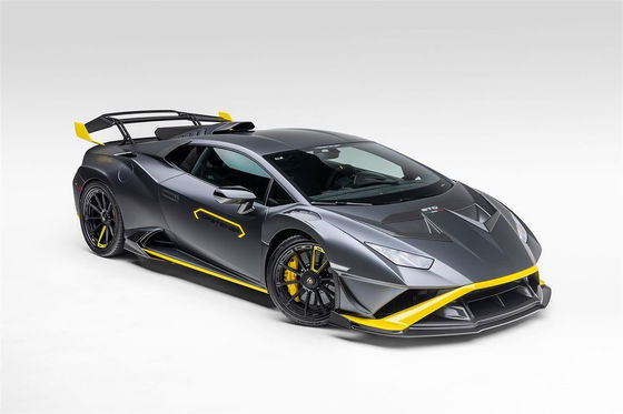สําหรับ Lamborghini STO คาร์บอน ไฟเบอร์ คอร์ดี้ คิต STO อัพเกรด Vors Style หน้าลิป Diffuser ข้างกระโปรงกระโปรง คาร์บอน ไฟเบอร์ คอร์ดี้ คิต