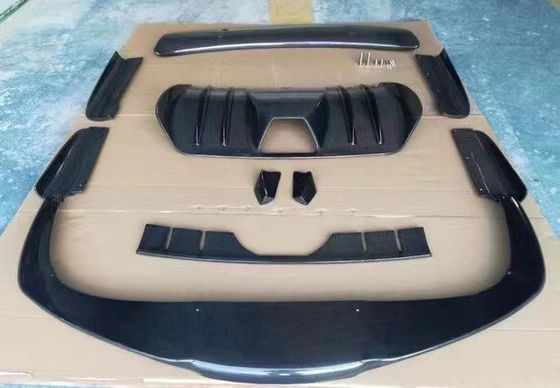 สําหรับ Ferrari F430 Body Kit F430 อัพเกรด HAMANN Style หน้าเปลือก Diffuser สปอยเลอร์ ด้านกระโปรง F430 คาร์บอน ไฟเบอร์ Body Kit
