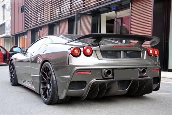 สําหรับ Ferrari F430 Body Kit F430 อัพเกรด ASI Style หน้าและหลัง Bumpers Spoiler F430 คาร์บอน ไฟเบอร์