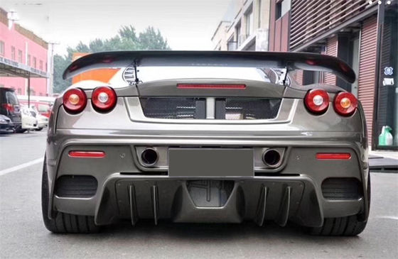 สําหรับ Ferrari F430 Body Kit F430 อัพเกรด ASI Style หน้าและหลัง Bumpers Spoiler F430 คาร์บอน ไฟเบอร์