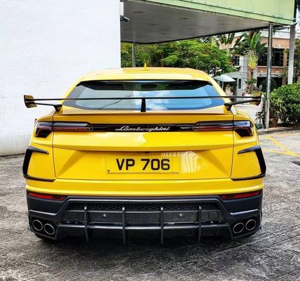 2018 - 2019 Lamborghini Body Kit รุ่น SVJ สไตล์ สปอยเลอร์ไฟเบอร์คาร์บอน Wing PP