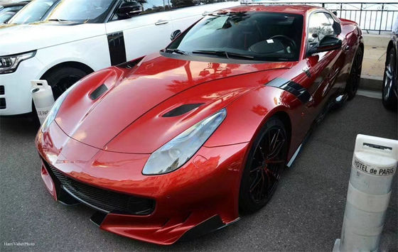 สําหรับเฟอร์รารี่ F12 คาร์บอนไฟเบอร์ฮูด F12 ปรับปรุง TDF Style คาร์บอนไฟเบอร์ฮูด คอร์ดี้คิต
