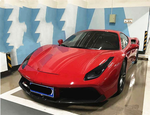 สําหรับ Ferrari 488 คาร์บอน ไฟเบอร์ คอร์ดี้ คิต 488 อัพเกรด Capristo Style คาร์บอน ไฟเบอร์ หน้าลิป Diffuser Spoiler