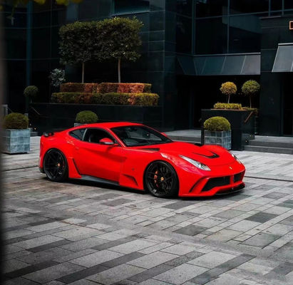 สําหรับ Ferrari F12 Carbon Fiber Wide-body Kit F12 อัพเกรด NOtc สไตล์ N-Largos คันชนิดหลัง