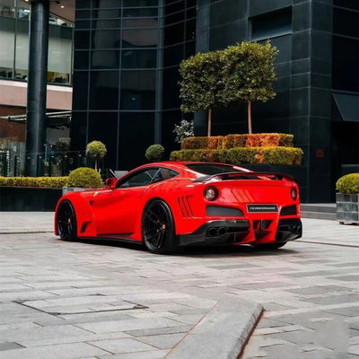 สําหรับ Ferrari F12 Carbon Fiber Wide-body Kit F12 อัพเกรด NOtc สไตล์ N-Largos คันชนิดหลัง