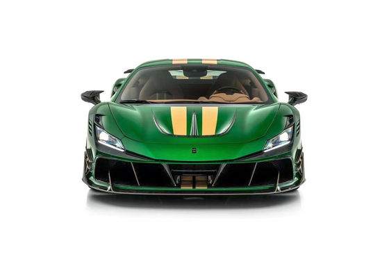 สําหรับเฟอร์รารี่ F8 คาร์บอนไฟเบอร์ คอร์ดี้คิต F8 อัพเกรด MSY-style หน้าและหลัง Bumper Spoiler Hood คอร์ดี้คิต