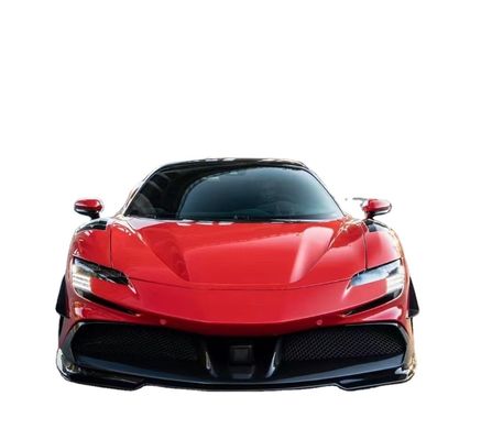 สําหรับ Ferrari SF90 คาร์บอน ไฟเบอร์ คอร์ดี้ คิต SF90 อัพเกรด RYFT Style Jump Down Front Lip Diffuser Spoiler คอร์ดี้ คิต