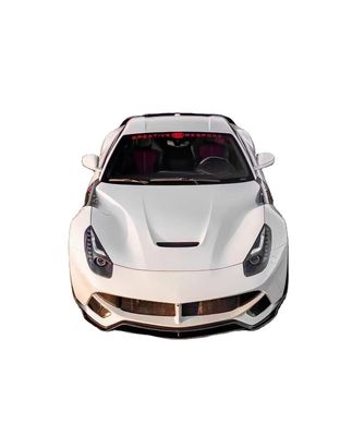 สําหรับเฟอร์รารี่ F12 คาร์บอนไฟเบอร์ คอร์ดี้คิต F12 อัพเกรด SVR-style หน้าและหลัง bumper spoilers ด้วย Hood Fenders