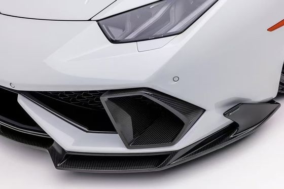 เปลี่ยน Lamborghini Universal Wide Body Kits LP610 Huracan Evo Body Kit ช่องรับอากาศฝีปากด้านหน้า