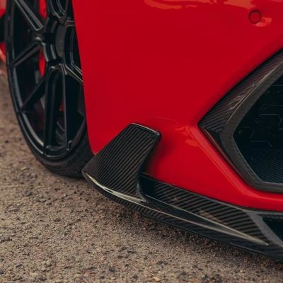 เปลี่ยน Lamborghini Universal Wide Body Kits LP610 Huracan Evo Body Kit ช่องรับอากาศฝีปากด้านหน้า