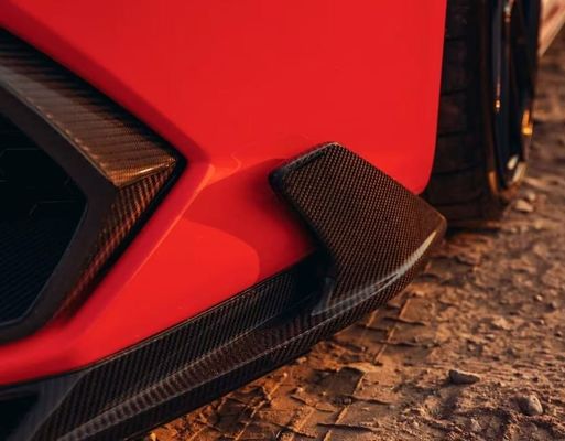 เปลี่ยน Lamborghini Universal Wide Body Kits LP610 Huracan Evo Body Kit ช่องรับอากาศฝีปากด้านหน้า