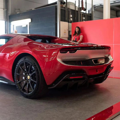 296GTB Ferrari Body Kit 296GTB OEM สายคาร์บอนไฟเบอร์ ยูนิเวอร์ซัล แฟรนด์ ดีฟิวเซอร์ สปอยเลอร์ คอร์ปี้ คิต