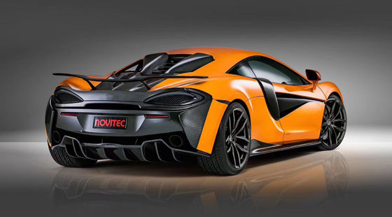 สําหรับ McLaren 540c 570s 570gt คาร์บอนไฟเบอร์ คอร์ดี้คิต 540c 570s 570gt อัพเกรด NOVI สไตล์หน้าลิปดีฟิวเซอร์ สปอยเลอร์