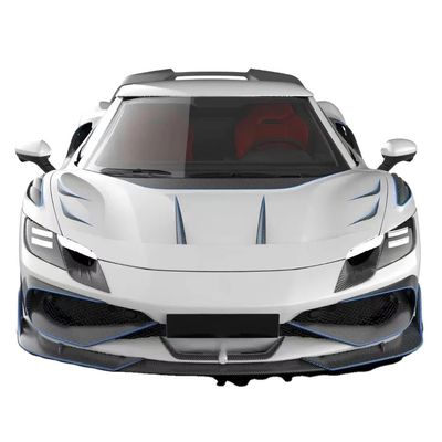 296GTB แฟร์รารี่ คิต คาร์บอรี่ 2021 ไฟเบอร์คาร์บอนแห้ง ลิปหน้ารถ