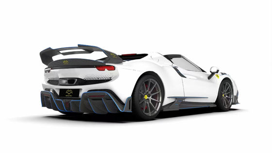296GTB แฟร์รารี่ คิต คาร์บอรี่ 2021 ไฟเบอร์คาร์บอนแห้ง ลิปหน้ารถ