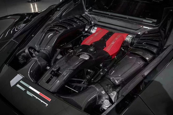 488 แฟร์รารี่ คอร์ดี้คิท ไดรคาร์บอนไฟเบอร์ ไนจ์ชิลด์ OEM ไฟเบอร์คาร์บอน ไฮล์คาป
