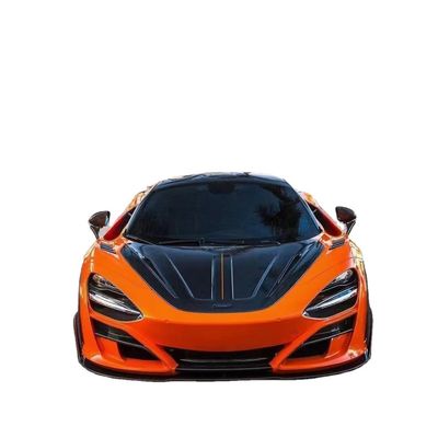 ไฟเบอร์คาร์บอนแห้งสําหรับ McLaren 720s คาร์บอนไฟเบอร์คอร์ดี้คิต 720s อัพเกรดแบบ MSY หน้าและหลัง