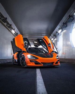 ไฟเบอร์คาร์บอนแห้งสําหรับ McLaren 720s คาร์บอนไฟเบอร์คอร์ดี้คิต 720s อัพเกรดแบบ MSY หน้าและหลัง