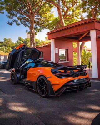 ไฟเบอร์คาร์บอนแห้งสําหรับ McLaren 720s คาร์บอนไฟเบอร์คอร์ดี้คิต 720s อัพเกรดแบบ MSY หน้าและหลัง