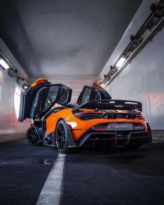 ไฟเบอร์คาร์บอนแห้งสําหรับ McLaren 720s คาร์บอนไฟเบอร์คอร์ดี้คิต 720s อัพเกรดแบบ MSY หน้าและหลัง