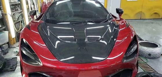 สําหรับ McLaren 720s คาร์บอนไฟเบอร์ฮูด 720s อัพเกรด NOVI Style คาร์บอนไฟเบอร์ฮูด
