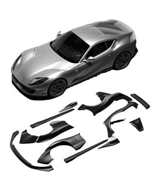 812 Ferrari Body Kit สายกาวคาร์บอน 812 สไตล์ ZE สายกาวคาร์บอน
