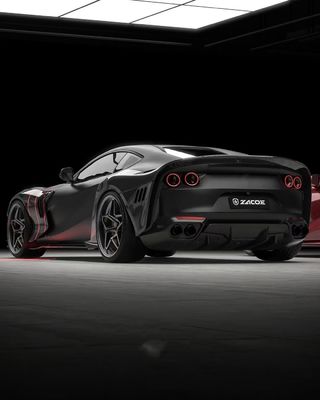 812 Ferrari Body Kit สายกาวคาร์บอน 812 สไตล์ ZE สายกาวคาร์บอน