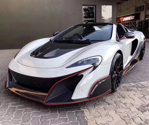 ผลิตภัณฑ์ใหม่สําหรับ McLaren MP4-12C 650S โฮดไฟเบอร์คาร์บอน Mp4-12c 650S ปรับปรุงกระเบื้องหมวก P1 Style และหมวกเครื่อง