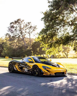 สําหรับ McLaren P1 Body Kit P1 Upgraded GTR Style หน้าและหลัง แบมเปอร์ สปอยเลอร์ คาร์บอน ไฟเบอร์ คาร์บอน
