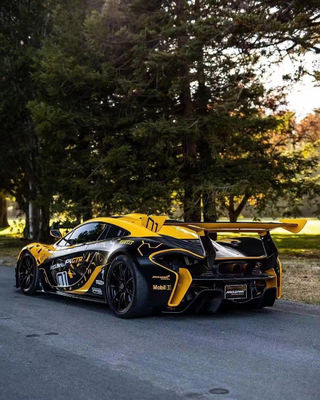 สําหรับ McLaren P1 Body Kit P1 Upgraded GTR Style หน้าและหลัง แบมเปอร์ สปอยเลอร์ คาร์บอน ไฟเบอร์ คาร์บอน