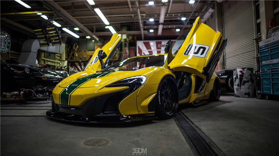 สําหรับ McLaren 650S 625c Wide-body Kit 650S 625c อัพเกรดล็อคเบอร์หน้าและหลัง