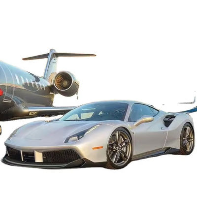 488 แฟร์รารี่ คาร์บอน คอร์ดี้ คิต 1016 สไตล์ คาร์บอน ไฟเบอร์ ด้านหน้าลิป