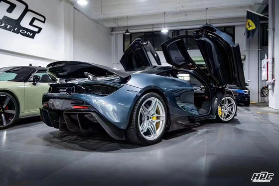 720s แม็คเลอเรน คอร์ดี้คิต สไตล์สายเรือสีดํา แบมเปอร์หน้า สปอยเลอร์ ลิปฮูด แฟนเดอร์