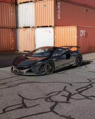 Artura Mclaren Body Kit NV Style สายคาร์บอน ไฟเบอร์หน้า แบมเปอร์ ดิฟฟิวเซอร์ สปอยเลอร์ เสื้อยืดข้าง