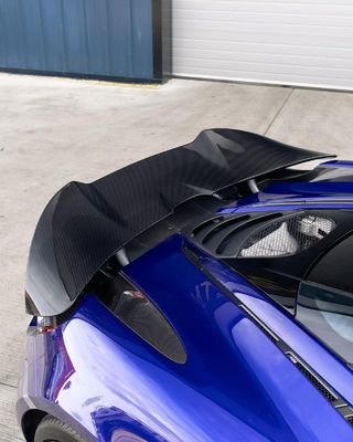 Blue 720s Wide Body Kit แม็คแอลเรน คาร์บอน ไฟเบอร์ ฟอร์น ลิป ดีฟิวเซอร์ สปอยเลอร์ คิต