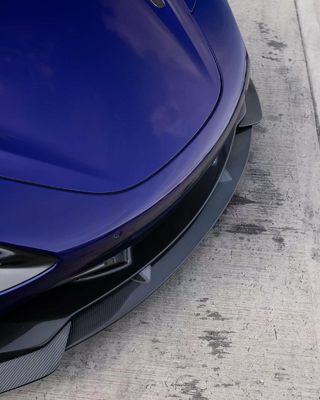Blue 720s Wide Body Kit แม็คแอลเรน คาร์บอน ไฟเบอร์ ฟอร์น ลิป ดีฟิวเซอร์ สปอยเลอร์ คิต