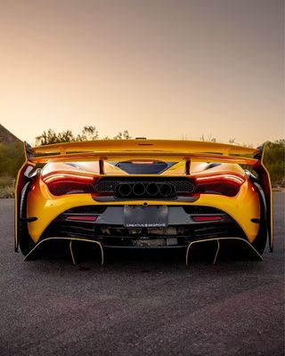 720s แม็คเลอเรน คอร์ดี้คิต คาร์บอนไฟเบอร์ ไดบอดี้ ZE สไตล์ หน้าและหลัง