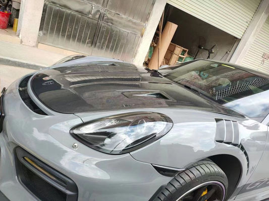 ผลิตภัณฑ์ใยคาร์บอนสําหรับ Porsche 981 Boxster ใยคาร์บอน โฮด 981 ใยคาร์บอน หมวกปิดประตูเครื่อง 2013-2015