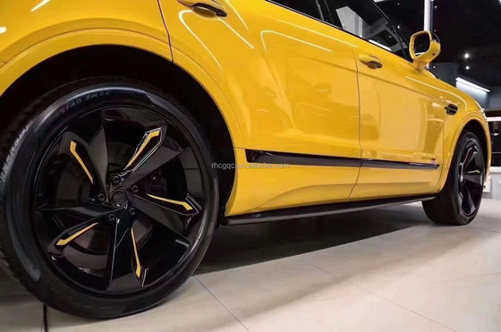 สําหรับ Bentley Bentayga คาร์บอน ไฟเบอร์ คอร์ดี้ คิต Bentayga อัพเกรด W12 สไตล์ คาร์บอน ไฟเบอร์ หน้าลิป Diffuser Spoiler