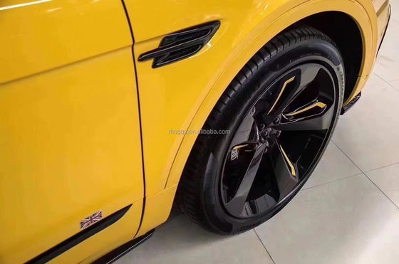 สําหรับ Bentley Bentayga คาร์บอน ไฟเบอร์ คอร์ดี้ คิต Bentayga อัพเกรด W12 สไตล์ คาร์บอน ไฟเบอร์ หน้าลิป Diffuser Spoiler